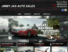 Tablet Screenshot of jimmyjagautosalesllc.com